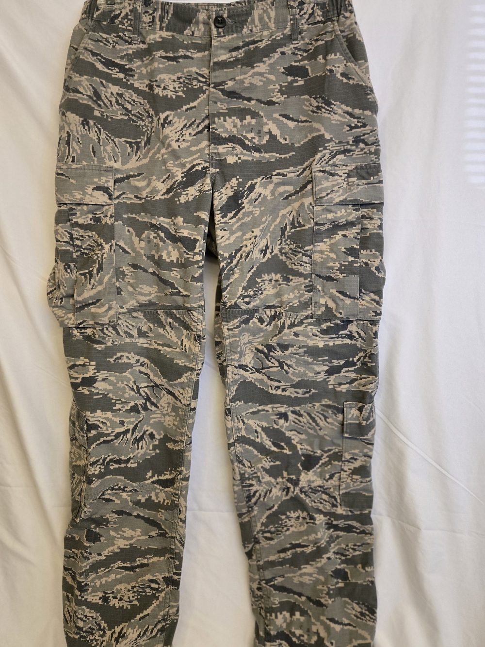 Men's Cargo Pants in Gray Tiger Camo